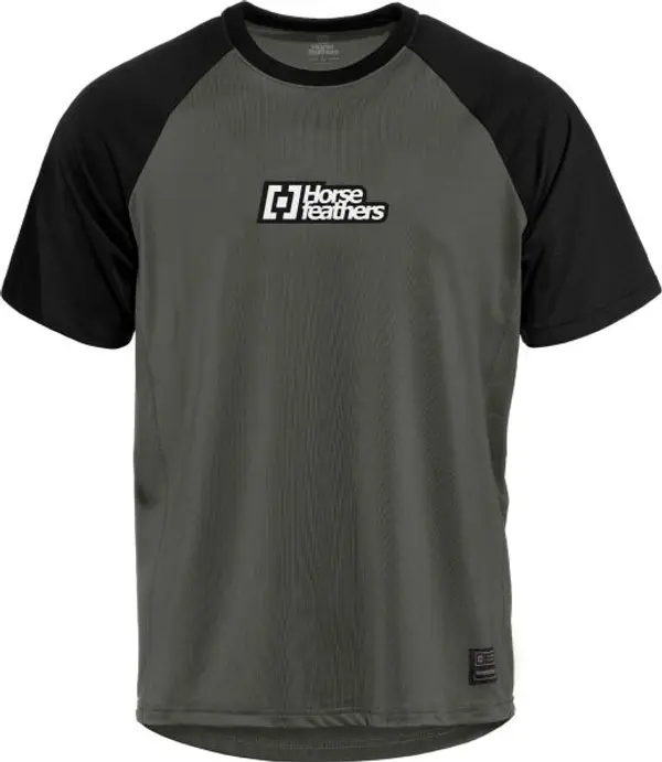 Horsefeathers Horsefeathers SPIKE Мъжка колоездачна фланелка, тъмносиво, размер