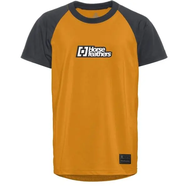 Horsefeathers Horsefeathers SPIKE YOUTH BIKE JERSEY Детски колоездачен екип, оранжево, размер