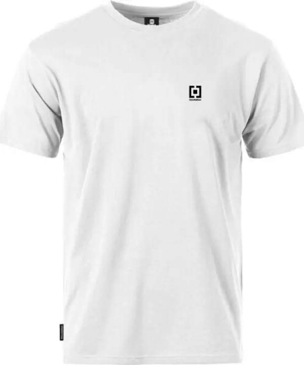 Horsefeathers Horsefeathers T-SHIRT VERTICAL MINI LOGO Мъжка тениска, бяло, размер