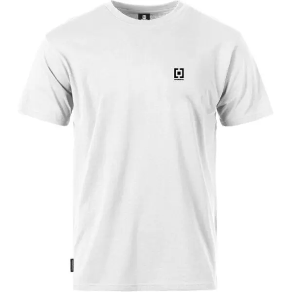 Horsefeathers Horsefeathers T-SHIRT VERTICAL MINI LOGO Мъжка тениска, бяло, размер