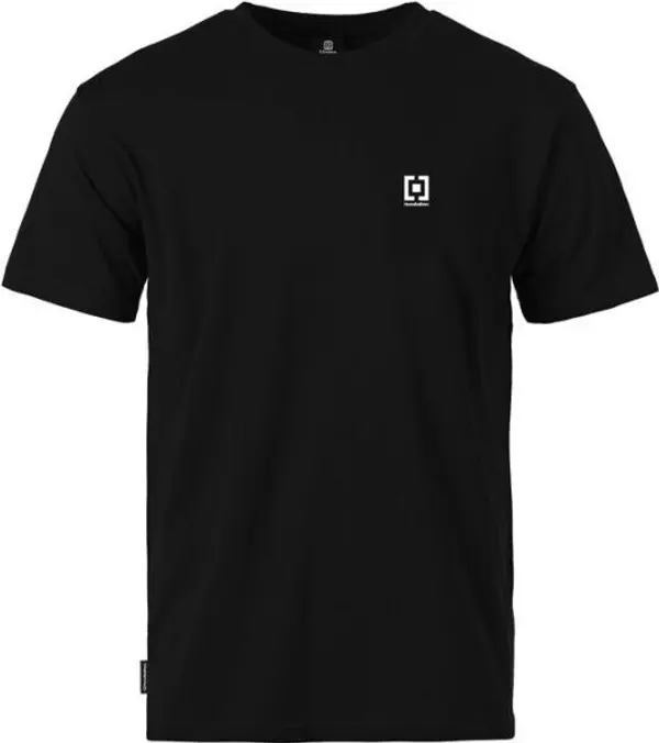 Horsefeathers Horsefeathers T-SHIRT VERTICAL MINI LOGO Мъжка тениска, черно, размер