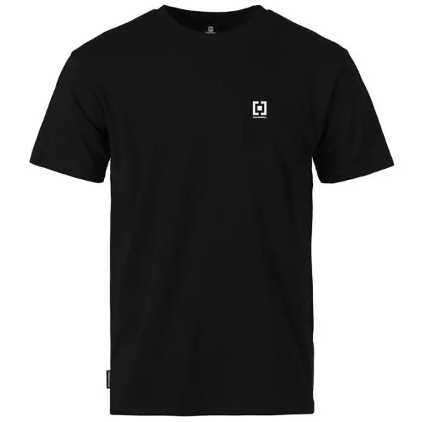 Horsefeathers Horsefeathers T-SHIRT VERTICAL MINI LOGO Мъжка тениска, черно, размер