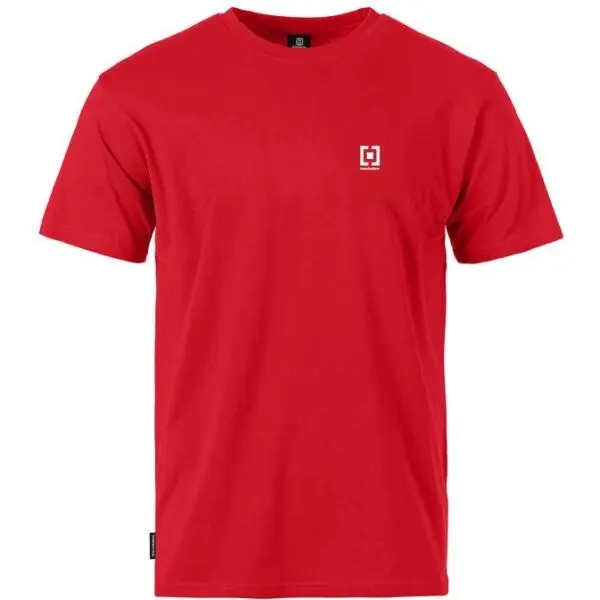 Horsefeathers Horsefeathers T-SHIRT VERTICAL MINI LOGO Мъжка тениска, червено, размер