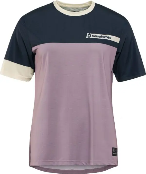 Horsefeathers Horsefeathers W QUANTUM Дамска колоездачна фланелка, лилаво, размер