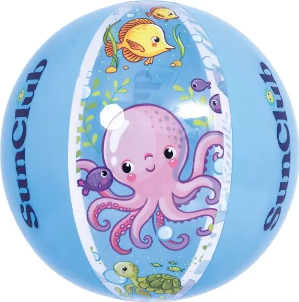 HS Sport HS Sport SEA WORLD BALL Надуваема топка, синьо, размер