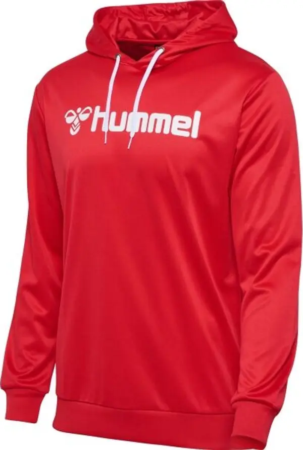 Hummel Hummel LOGO HOODIE Мъжки суитшърт, червено, размер