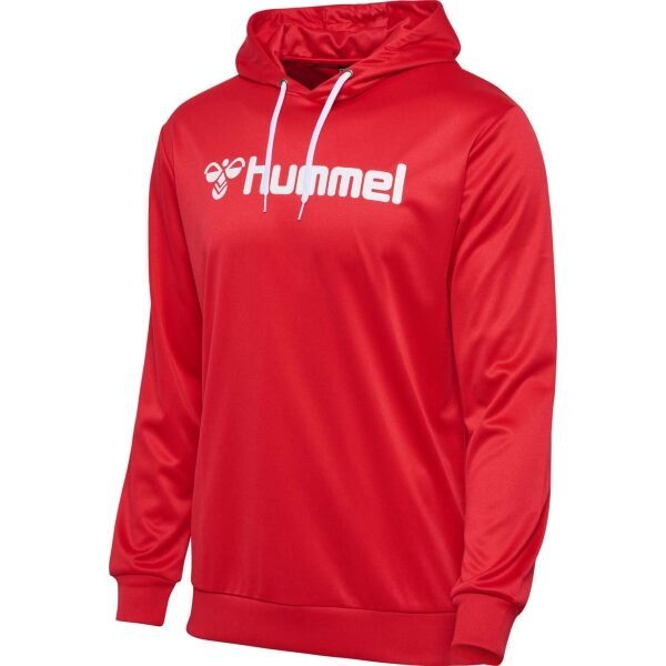 Hummel Hummel LOGO HOODIE Мъжки суитшърт, червено, размер