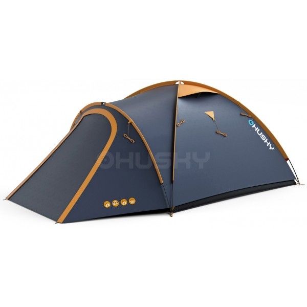 Husky Husky BAREN 4 CLASSIC Палатка, тъмносиво, размер