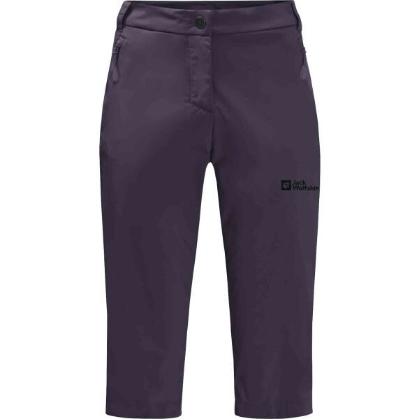 Jack Wolfskin Jack Wolfskin ACTIVATE LIGHT 3/4 Дамски 3/4 панталонки за колоездене, лилаво, размер
