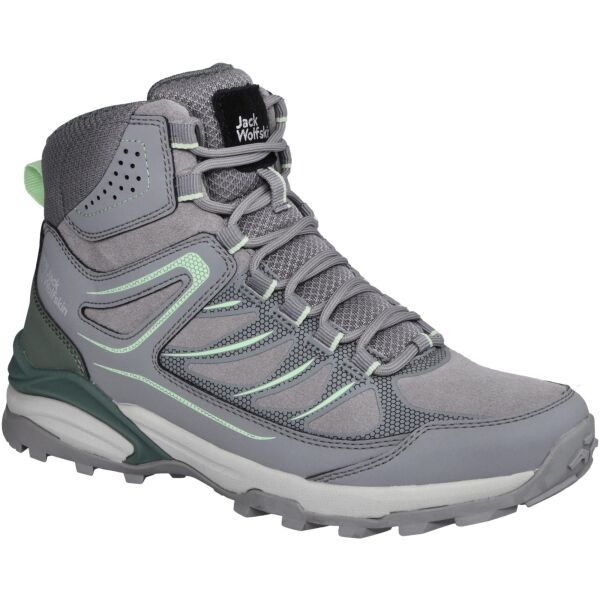 Jack Wolfskin Jack Wolfskin CROSS TRAIL MID W Дамски туристически обувки, тъмносиво, размер 39