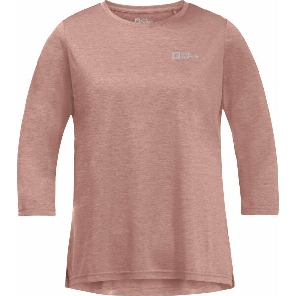 Jack Wolfskin Jack Wolfskin CROSSTRAIL 3/4 T W Дамска тениска, розово, размер
