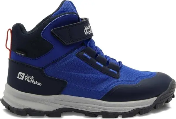 Jack Wolfskin Jack Wolfskin CYROX TEXAPORE MID K Детски туристически обувки, синьо, размер