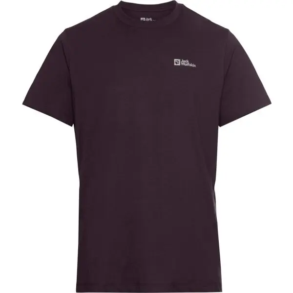 Jack Wolfskin Jack Wolfskin ESSENTIAL T M Мъжка тениска, винен, размер XXXL