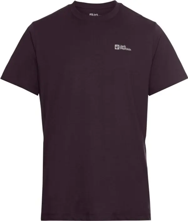 Jack Wolfskin Jack Wolfskin ESSENTIAL T M Мъжка тениска, винен, размер