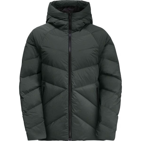 Jack Wolfskin Jack Wolfskin MARIENPLATZ W Дамско яке от пух, тъмнозелено, размер