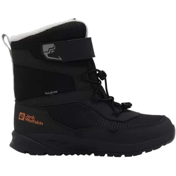 Jack Wolfskin Jack Wolfskin POLAR BEAR-B TEXAPORE HIGH VC J Детски зимни обувки, черно, размер