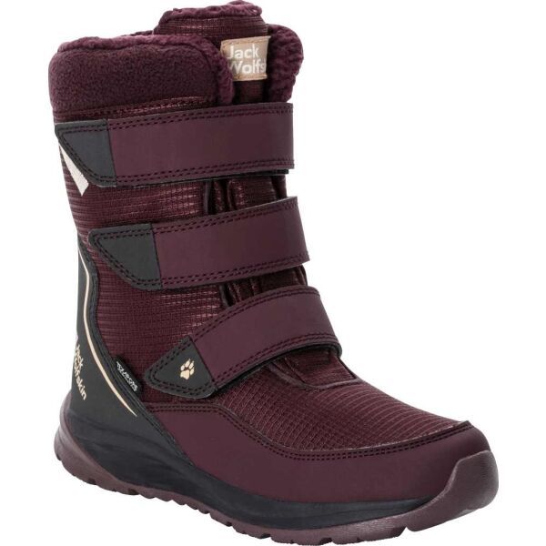 Jack Wolfskin Jack Wolfskin POLAR BOOT TEXAPORE HIGH VC K Детски зимни обувки, винен, размер
