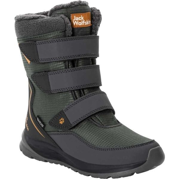 Jack Wolfskin Jack Wolfskin POLAR BOOT TEXAPORE HIGH VC K Детски зимни обувки, зелено, размер