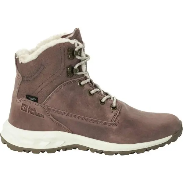 Jack Wolfskin Jack Wolfskin QUEENSTOWN CITY TEXAPORE MID W Дамски зимни обувки, розово, размер