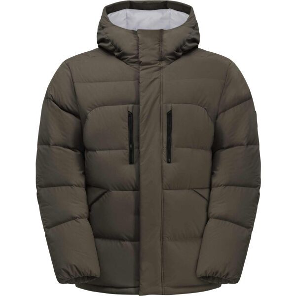 Jack Wolfskin Jack Wolfskin ROEMERTOR M Мъжко яке с пълнеж от пера, khaki, размер