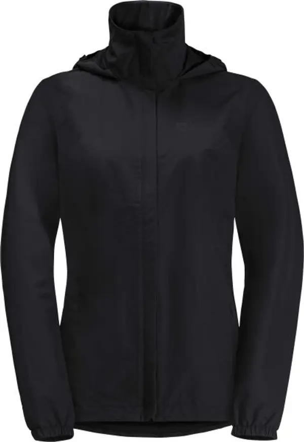 Jack Wolfskin Jack Wolfskin STORMY POINT 2L JKT W Дамско туристическо яке, черно, размер