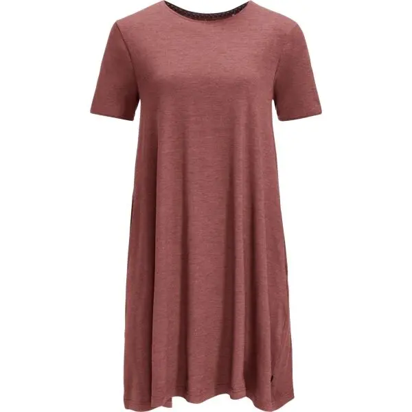 Jack Wolfskin Jack Wolfskin TRAVEL DRESS Дамска рокля за пътуване, червено, размер