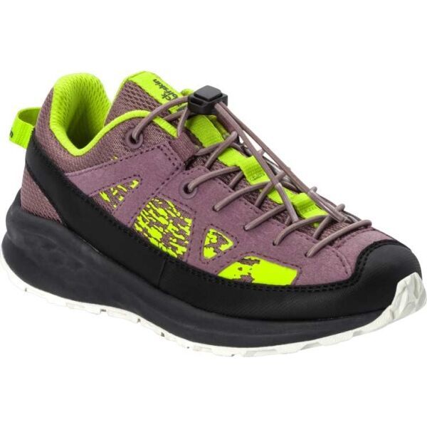 Jack Wolfskin Jack Wolfskin VILI SNEAKER LOW K Детски туристически обувки, лилаво, размер