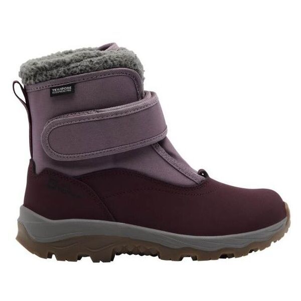 Jack Wolfskin Jack Wolfskin VOJO SHELL TEXAPORE MID VC K Детски зимни обувки, винен, размер