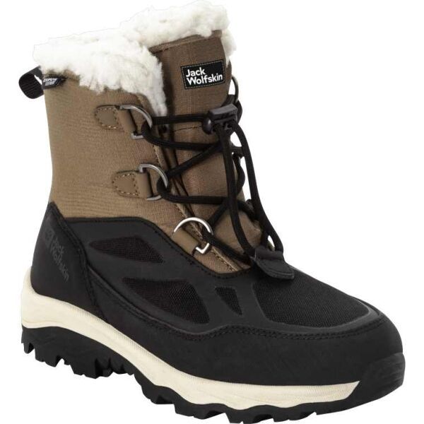 Jack Wolfskin Jack Wolfskin VOJO SHELL XT TEXAPORE MID K Детски зимни обувки, кафяво, размер
