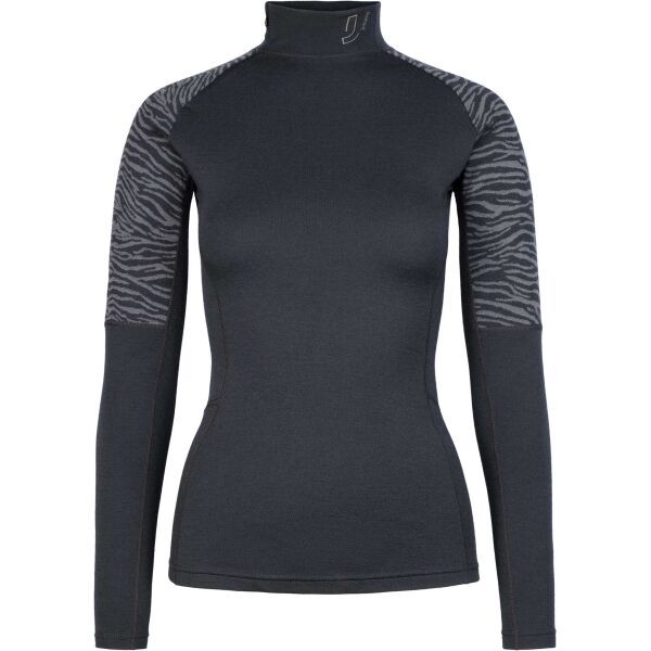 JOHAUG JOHAUG ELEVATE Дамска тениска от мериносова вълна, черно, размер