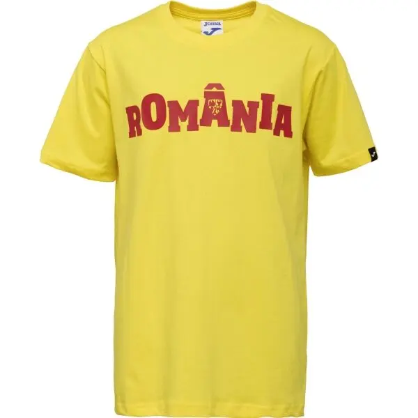 Joma Joma FED. FUTBOL RUMANÍA 4TH REPLICA OPT G SHORT SLEEVE T-SHIRT JR Детска тениска, жълто, размер XXXXS