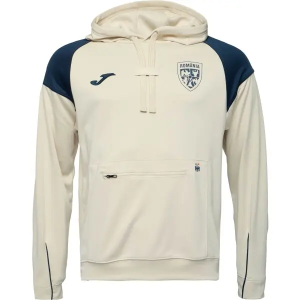 Joma Joma FED. FUTBOL RUMANÍA FREE TIME HOODIE Мъжки суитшърт, бежово, размер