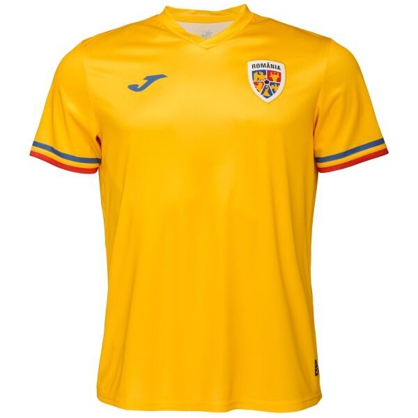 Joma Joma FED. FUTBOL RUMANÍA REPLICA SHORT SLEEVE T-SHIRT Мъжка футболна фланелка, жълто, размер