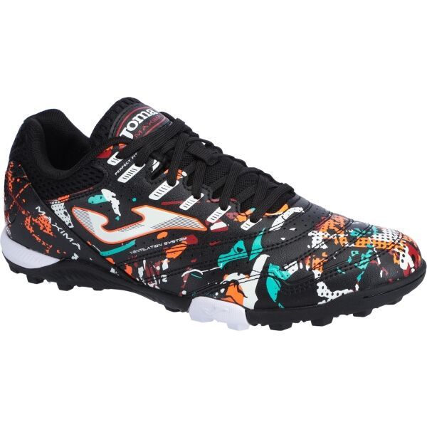 Joma Joma MAXIMA TF Мъжки футболни обувки, черно, размер