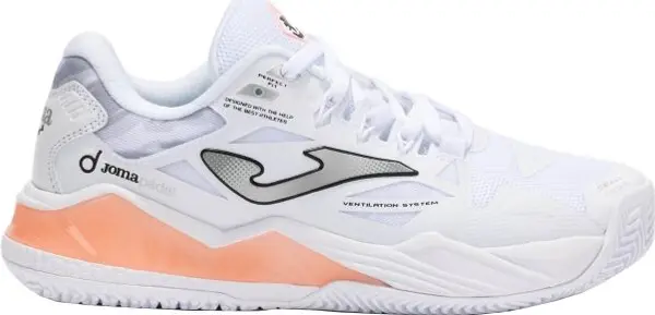 Joma Joma SPIN LADY Дамски обувки за тенис, бяло, размер