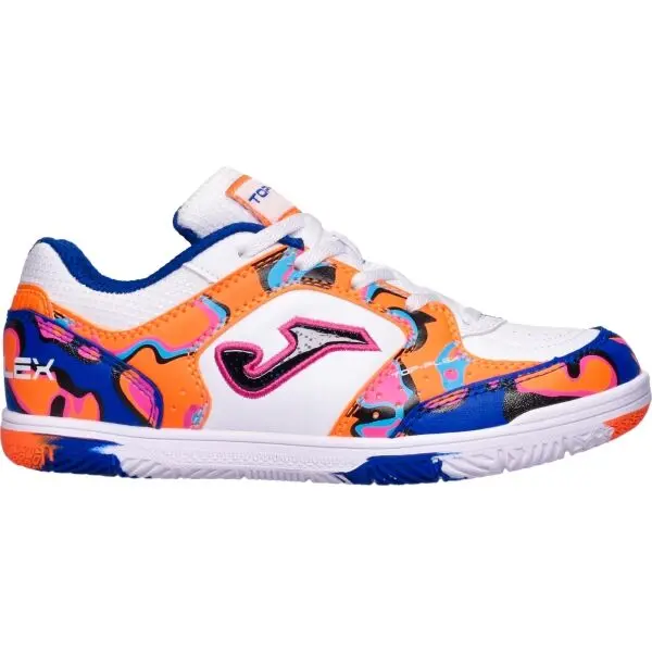 Joma Joma TOP FLEX JR IN Детски обувки за зала, бяло, размер