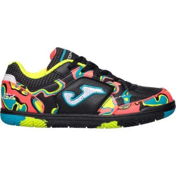 Joma Joma TOP FLEX JR IN Детски обувки за зала, черно, размер