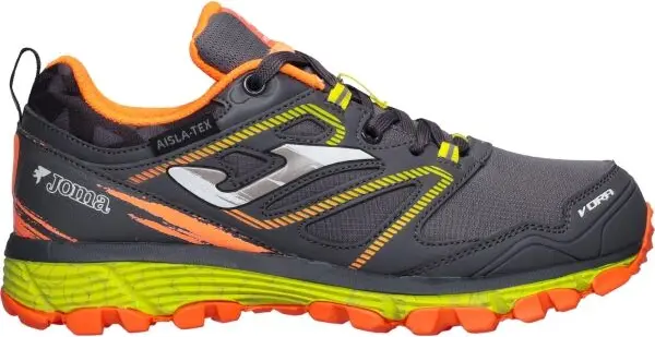 Joma Joma VORA JR Детски трейл обувки, тъмносиво, размер