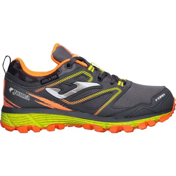 Joma Joma VORA JR Детски трейл обувки, тъмносиво, размер