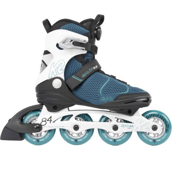 K2 K2 ALEXIS 84 BOA TQO Дамски ролери, тюркоазено, размер 42
