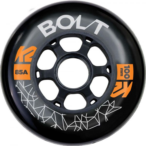 K2 K2 BOLT 100/85A WHEEL 4 PACK BLK Допълнителни колелца за in-line кънки, черно, размер os
