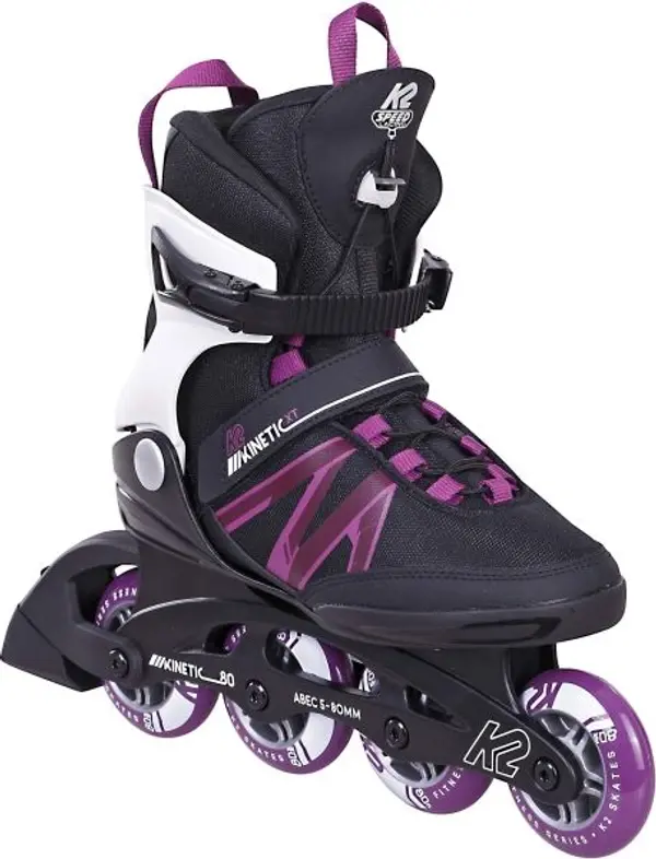 K2 K2 KINETIC 80 PRO XT Дамски  ролери, черно, размер 36.5