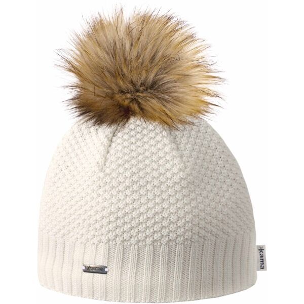 Kama Kama ČEPICE A166 Дамска зимна шапка, бежово, размер