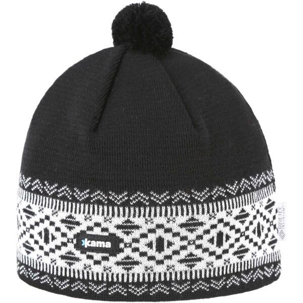 Kama Kama GORE-TEX WINDSTOPPER AW74 Зимна шапка, черно, размер