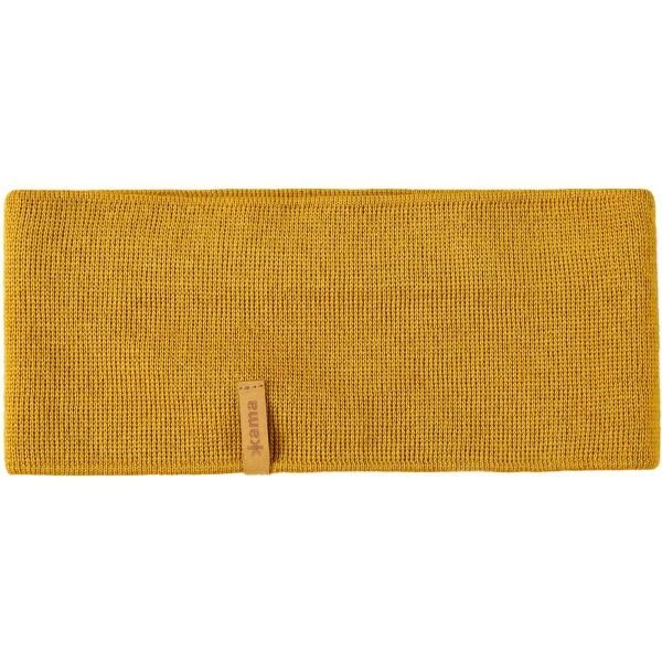 Kama Kama PLETENÁ ČELENKA C49 Дамска лента за глава, жълто, размер UNI