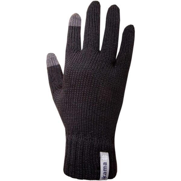 Kama Kama РЪКАВИЦИ R301 Плетени ръкавици, черно, размер S