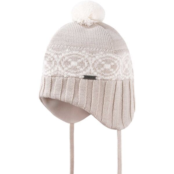Kama Kama ШАПКА B96 Детска зимна шапка, бежово, размер XXS