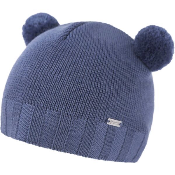 Kama Kama ШАПКАB91 Детска зимна шапка, синьо, размер XXS