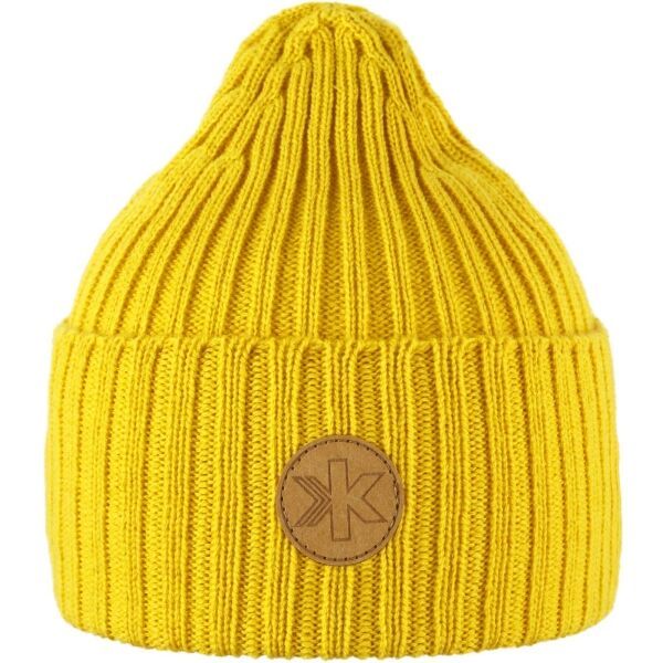 Kama Kama MERINO A181 Дамска зимна шапка, жълто, размер