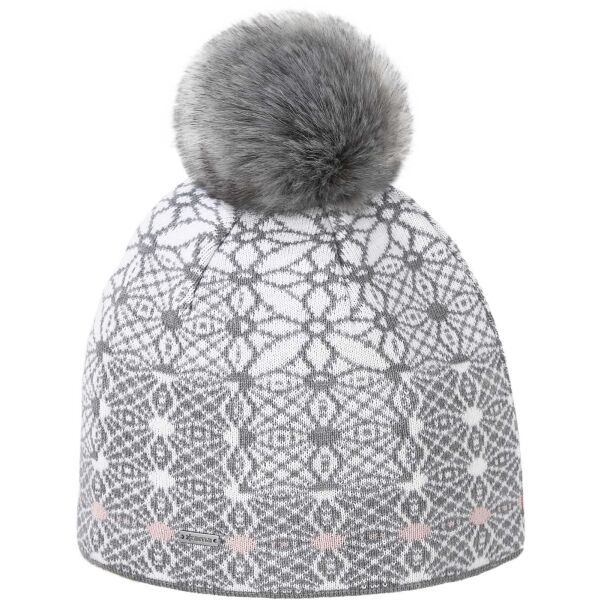 Kama Kama MERINO A183 Дамска зимна шапка, сиво, размер